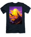 Dramatic Castle with Dragons Joseph Gilbert T-Shirt