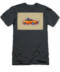 Drawing Lynk and Hatchback Nightscapes 2021 Cars Traffic Lights Chinese Colorful Abstract Artwork Mixed Media Painting Ola Kunde T-Shirt