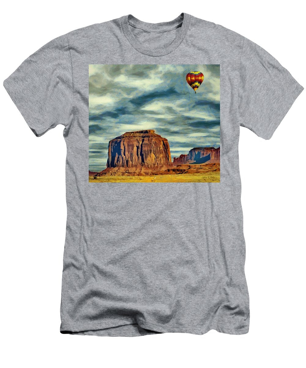 Drifting Over Monument Valley Jeff Kolker T-Shirt