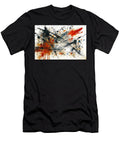 Dynamic Abstract Splashes Quantum Pizza T-Shirt