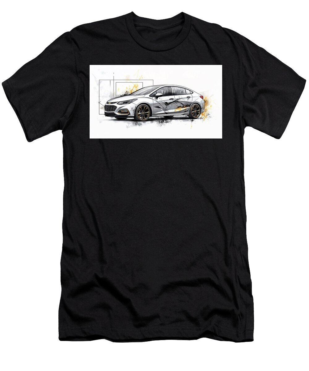 Dynamic Chevrolet Cruze Hatchback Car Donato Williamson T-Shirt