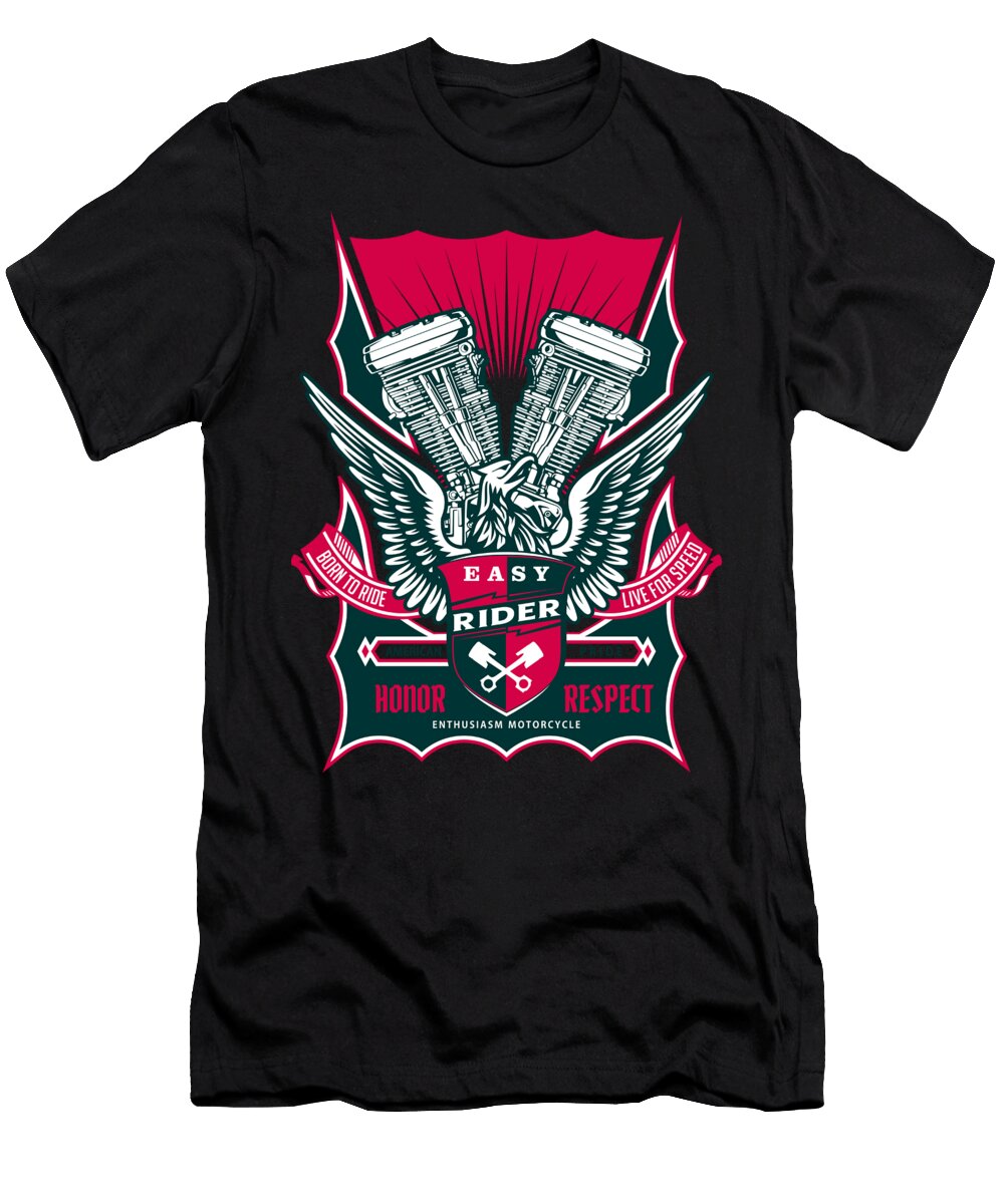 Easy Rider Warrock Designs T-Shirt