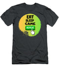 Eat Sleep Game Repeat for Gamers and Games Paul Jones T-Shirt