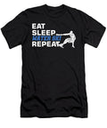 Eat Sleep Waterski Repeat Skiing Motorboat Water Sports Waterskier Skiing Gift Thomas Larch T-Shirt