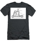 Electric Motor Scooter Drawing Frank Ramspott T-Shirt