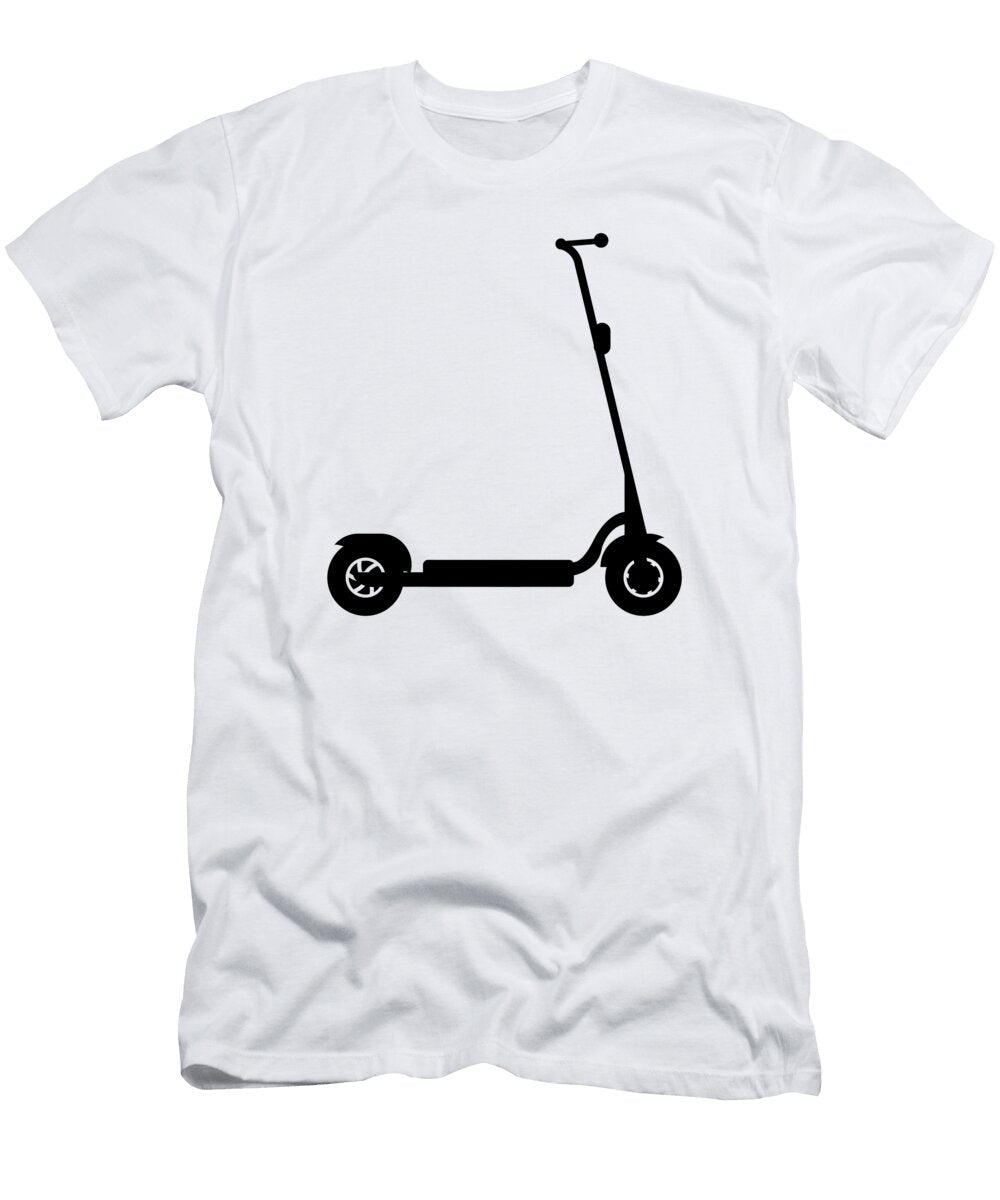 Electric Scooter Silhouette Bigalbaloo Stock T-Shirt