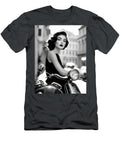 Elegant Woman on a Vintage Scooter Akira Designhouse T-Shirt