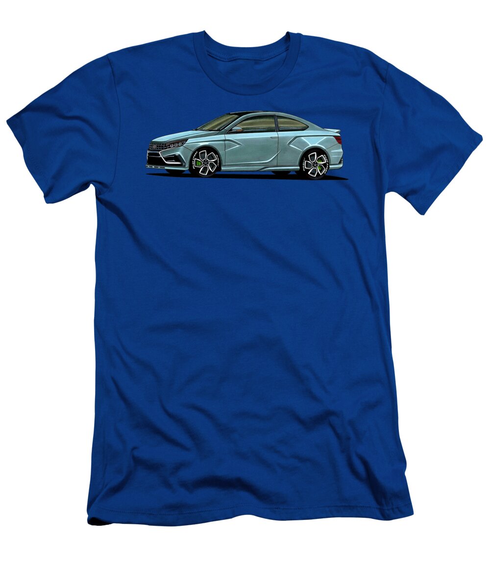 Exclusive Concept Car Lada Vasta Coupe Turbo Vladyslav Shapovalenko T-Shirt