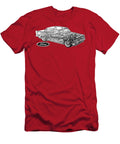 Exclusive Cutaway Art British Luxury Car Ford Zodiac Executive Sedan V6 Engine Vlad Automotive T-Shirt