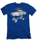 Exclusive Cutaway Art European Car 1974 Ford Escort Mark Ii 4 Door Sedan Vlad Automotive T-Shirt