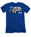 Exclusive Cutaway Art European Compact Car 1983 Ford Fiesta Mark Ii 3 Door Hatchback Vlad Automotive T-Shirt