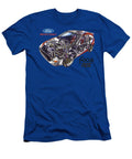 Exclusive Cutaway Art European Racing Car Ford Focus Rs Turbo 3 Door Hatchback Wrc Rally 4x4 Vlad Automotive T-Shirt
