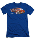 Exclusive Cutaway Art European Sport Car 1985 Red Ford Ford Granada Ghia 20l 5 Door Hatchback Vlad Automotive T-Shirt