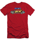 Exclusive Cutaway Art Famous Retro Italian 4 Door Family Car Fiat 1400 Sedan Vladyslav Shapovalenko T-Shirt