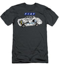Exclusive Cutaway Art Famous Retro Italian 4 Door Luxury Car Fiat 131 Supermirafiori Sedan Vladyslav Shapovalenko T-Shirt