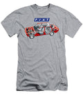 Exclusive Cutaway Art Famous Retro Italian 4 Door Luxury Car Red Fiat 132 Gls Sedan Vladyslav Shapovalenko T-Shirt