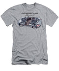 Exclusive Cutaway Art Germany Legendary Sportcar Porsche Boxster S Roadster Type 986 Flat 6 Engine Vlad Automotive T-Shirt