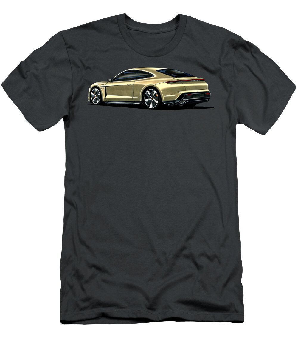 Exclusive Germany Luxury Electric Vehicle Porsche Taycan Coupe Vladyslav Shapovalenko T-Shirt
