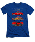 Exclusive Illustration Collage Legendary Iconic 1962 Porsche 356b Carrera 2 Gt Coupe T6 Vlad Automotive T-Shirt
