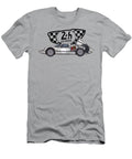 Exclusive Legendary Retro Racing Car Silver Sexy Porsche 904 6 Gts Coupe 24 Hours of Le Mans Vladyslav Shapovalenko T-Shirt