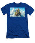 Fairy Castle Floating Amoung Puffy Clouds Garry Gay T-Shirt