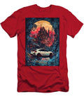 Fantasy Cityscape with Car At Sunset Kyran Estrada T-Shirt