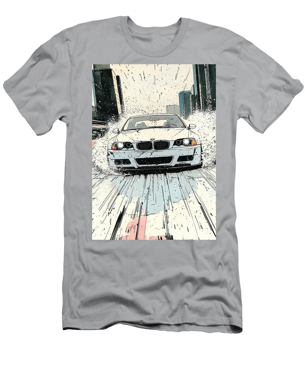 Fast White Car in a City Donato Williamson T-Shirt