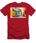 Feel the Rhythm of Havana Streets Classic Car and Upright Bass Set the Scene Olfactoart Studio T-Shirt
