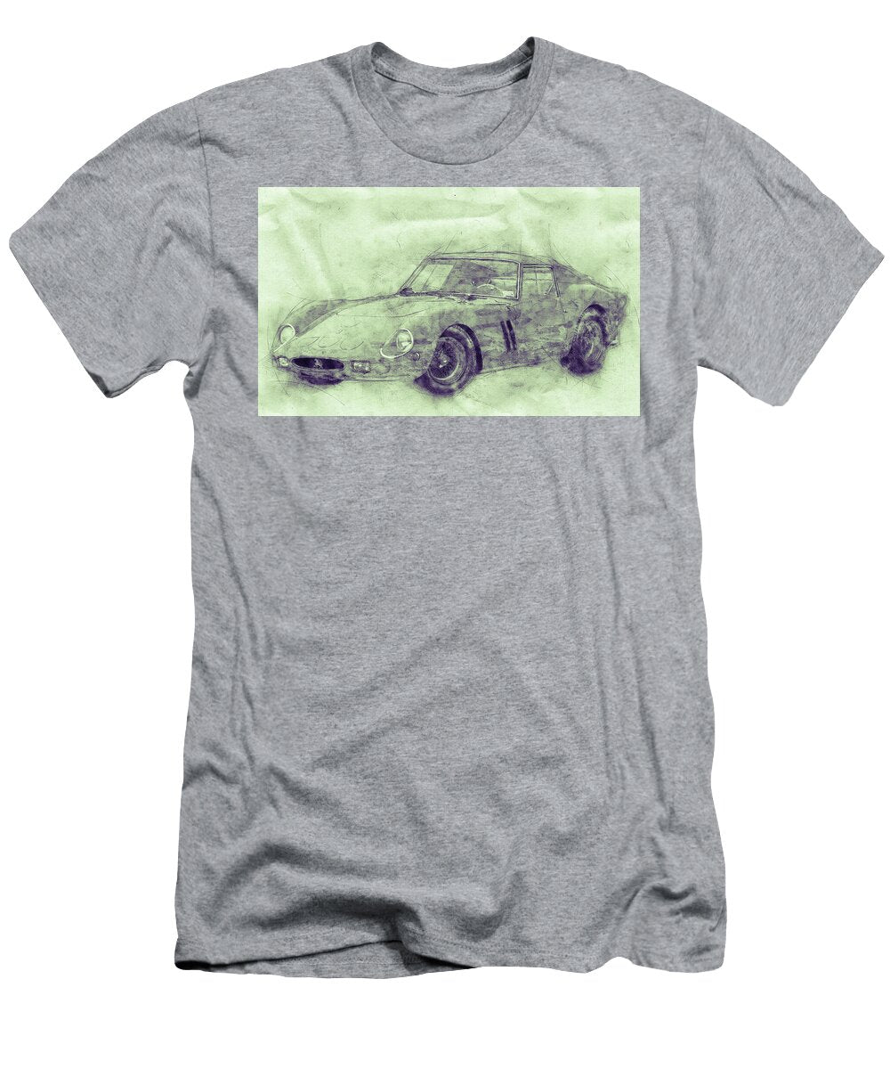 Ferrari 250 Gto 3 Grand Touring Car Sports Car Automotive Art Car Posters Studio Grafiikka T-Shirt