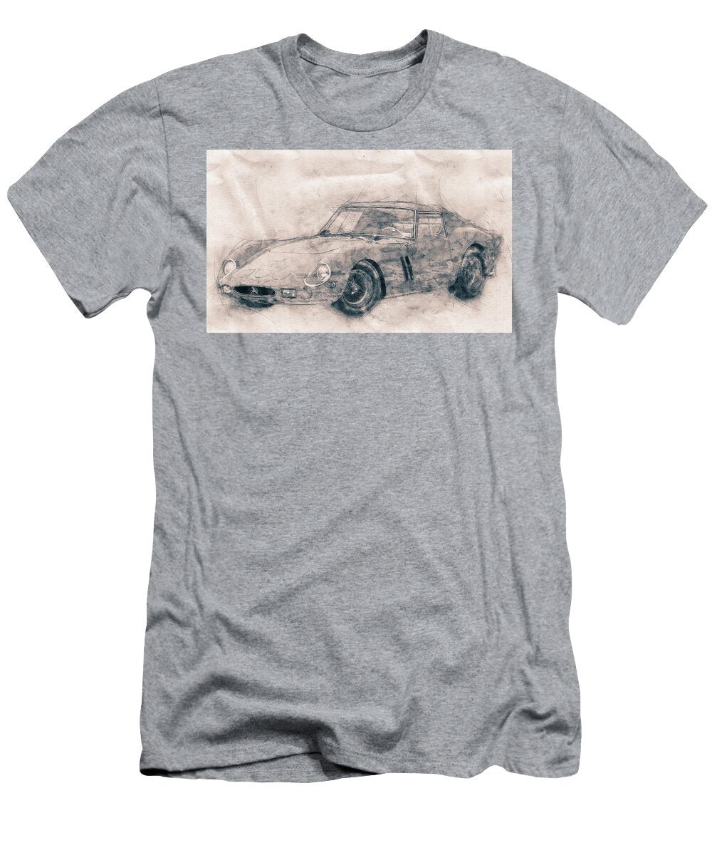 Ferrari 250 Gto Grand Touring Car Sports Car Automotive Art Car Posters Studio Grafiikka T-Shirt