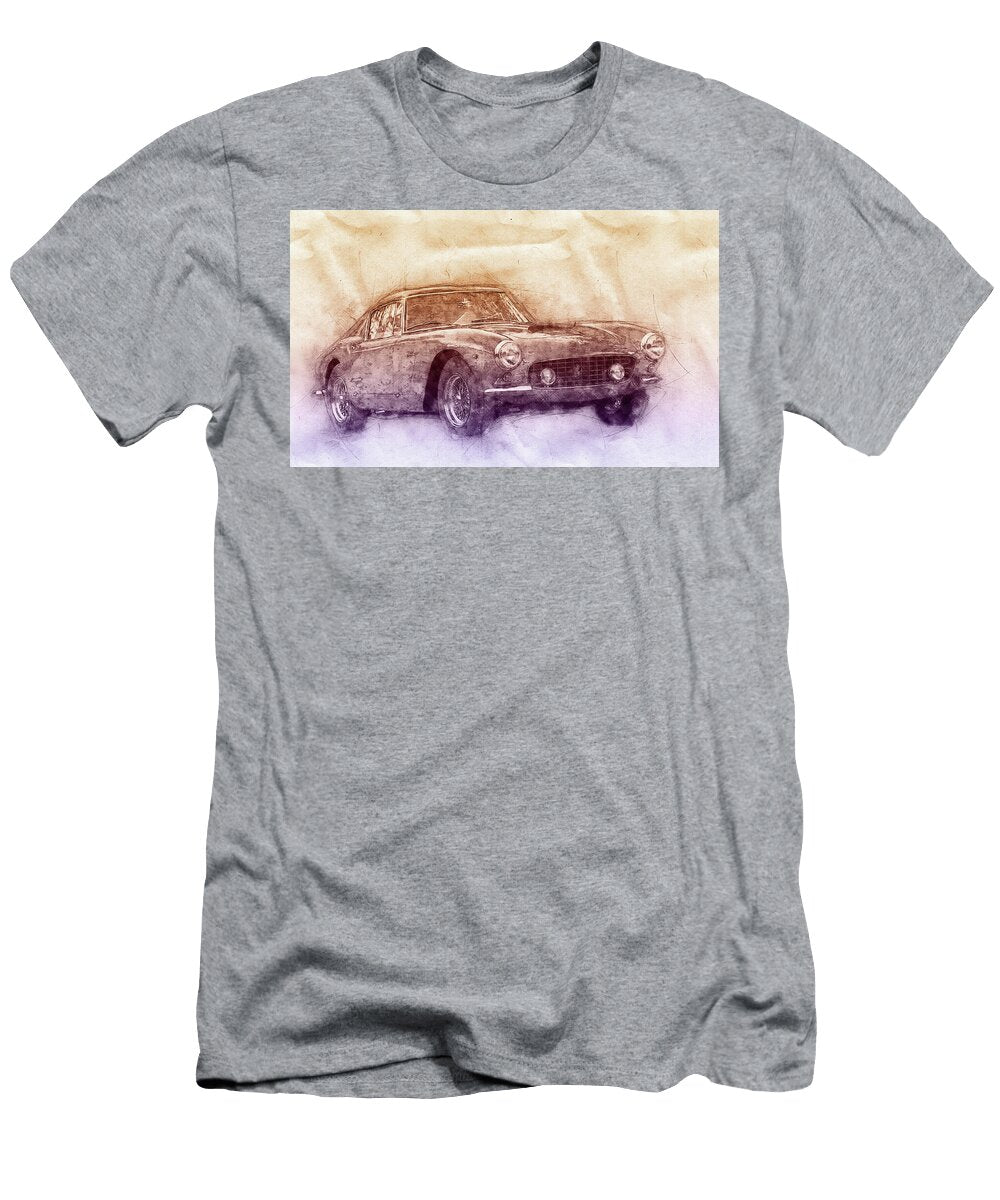 Ferrari 250gt Berlinetta 2 Tour De France Sports Car Automotive Art Car Posters Studio Grafiikka T-Shirt