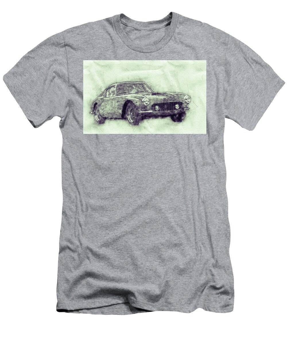Ferrari 250gt Berlinetta 3 Tour De France Sports Car Automotive Art Car Posters Studio Grafiikka T-Shirt