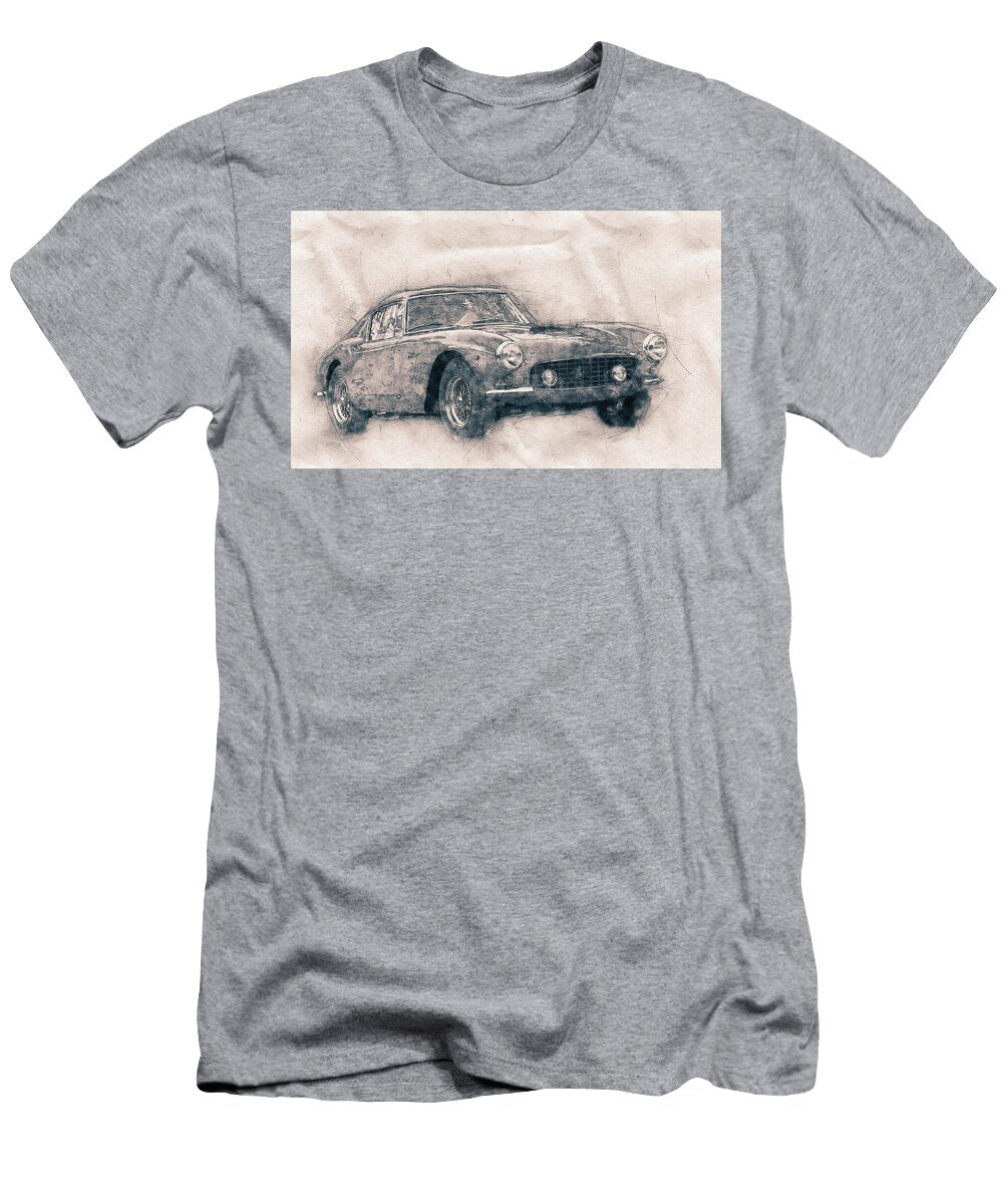Ferrari 250gt Berlinetta Tour De France Sports Car Automotive Art Car Posters Studio Grafiikka T-Shirt