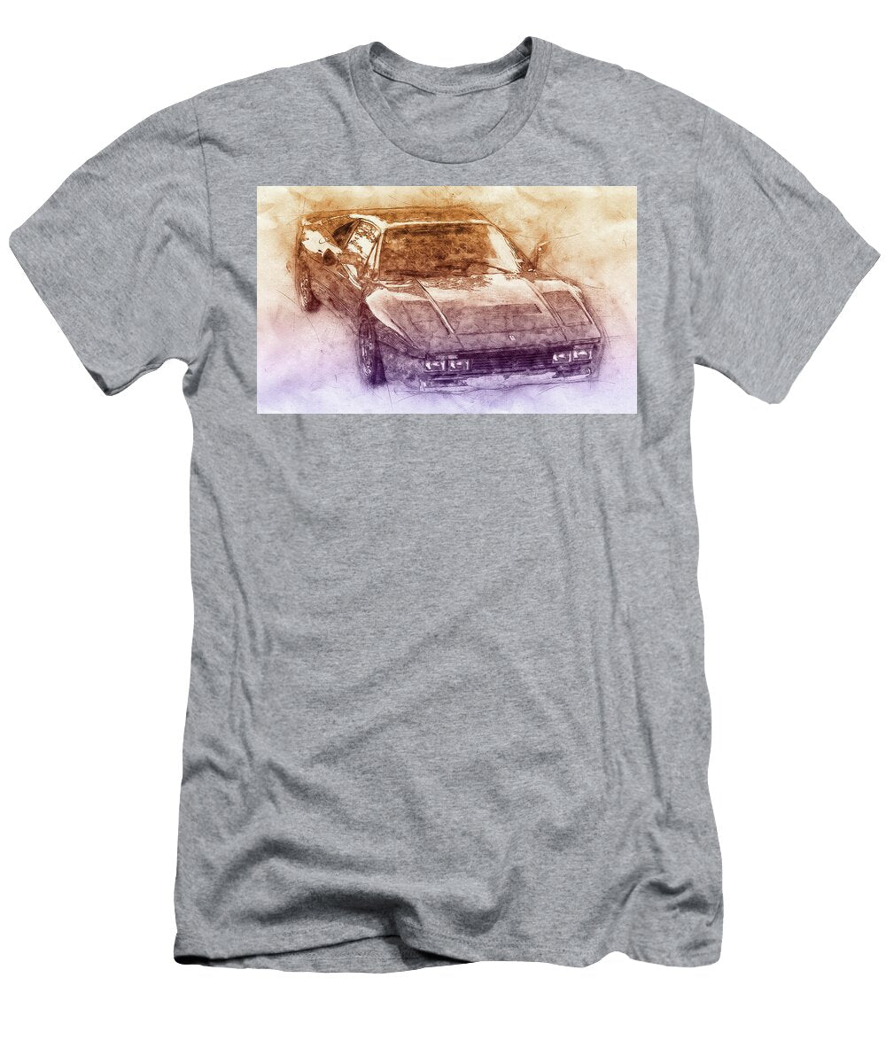 Ferrari 288 Gto 2 Sports Car 1984 Automotive Art Car Posters Studio Grafiikka T-Shirt