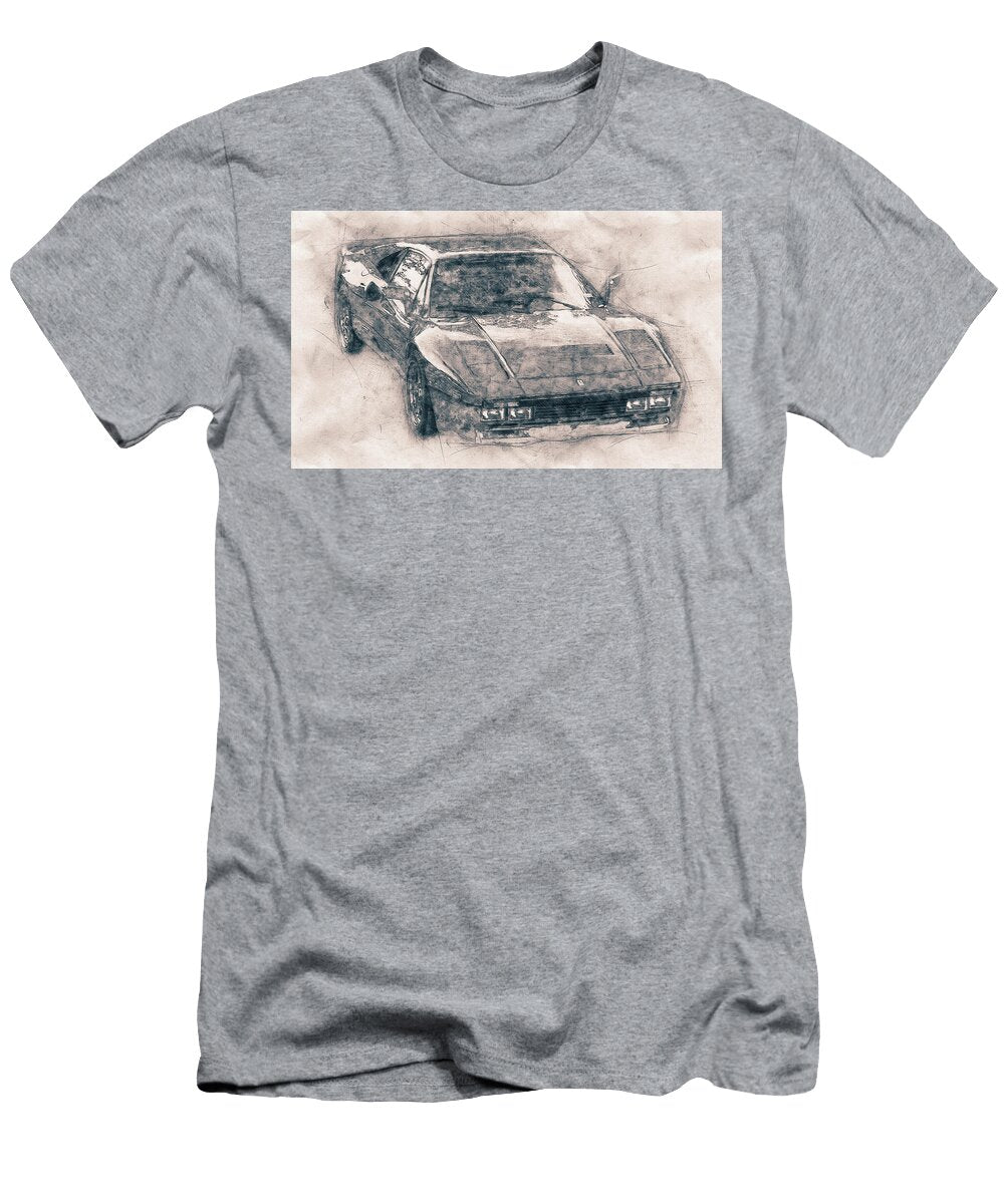 Ferrari 288 Gto Sports Car 1984 Automotive Art Car Posters Studio Grafiikka T-Shirt