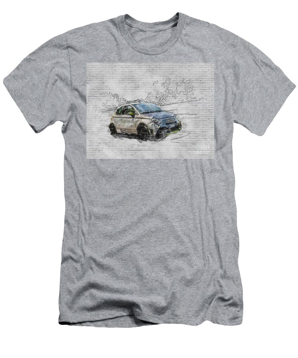 Fiat 595 Abarth Pista 2020 Exterior Gray Hatchback New Italian Cars Ashtyn Treutel T-Shirt