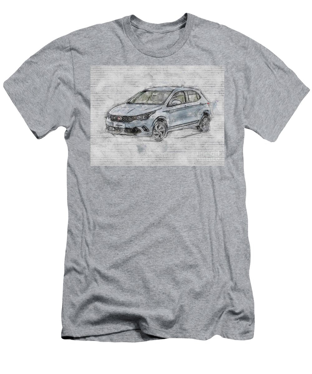 Fiat Argo 2018 Silvery Small Hatchback City Cars Italian New Ashtyn Treutel T-Shirt