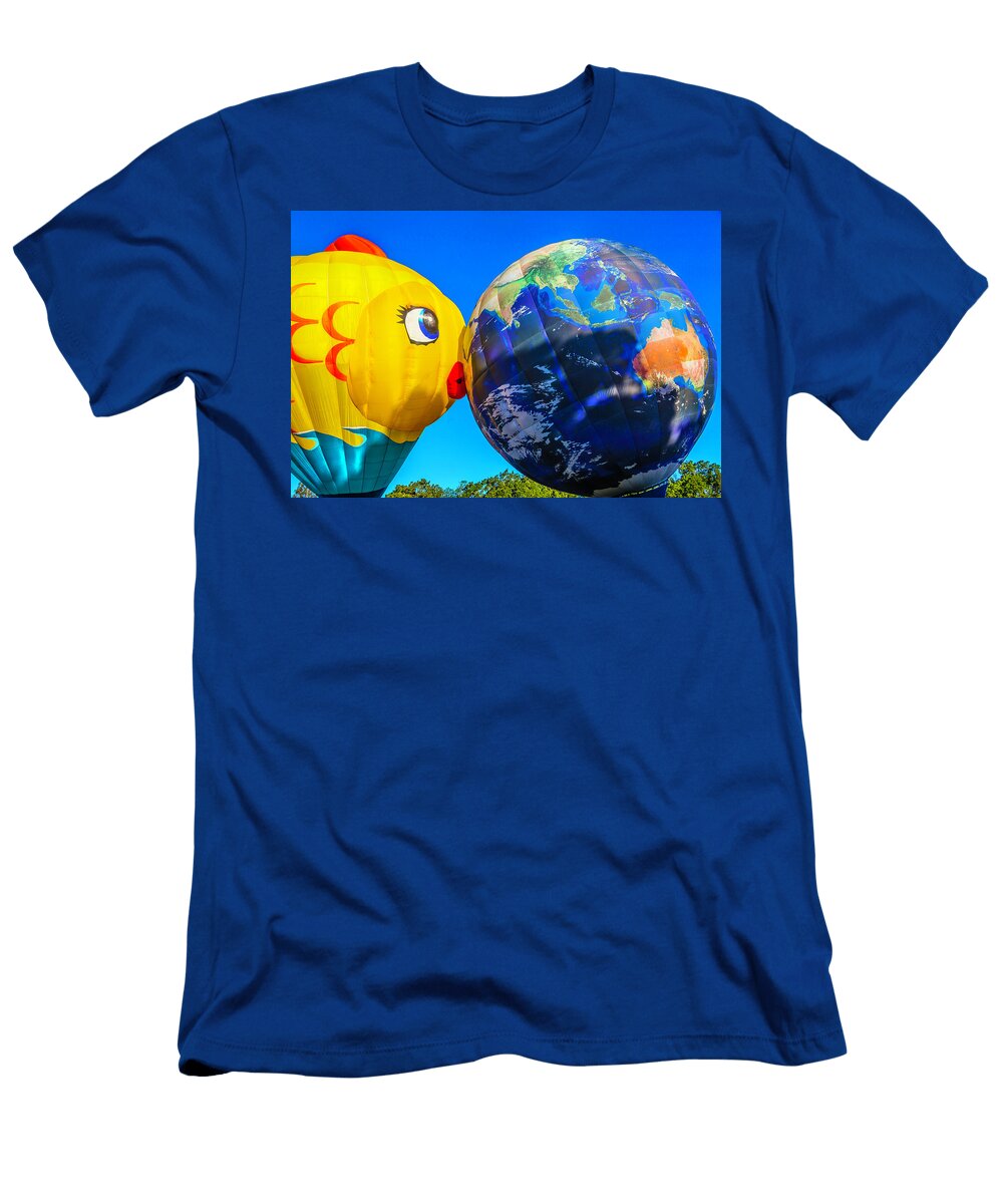Fish Kissing the Earth Garry Gay T-Shirt