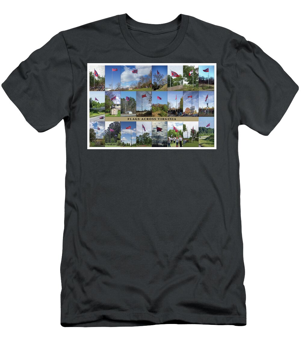 Flags Across Virginia Judy Smith T-Shirt