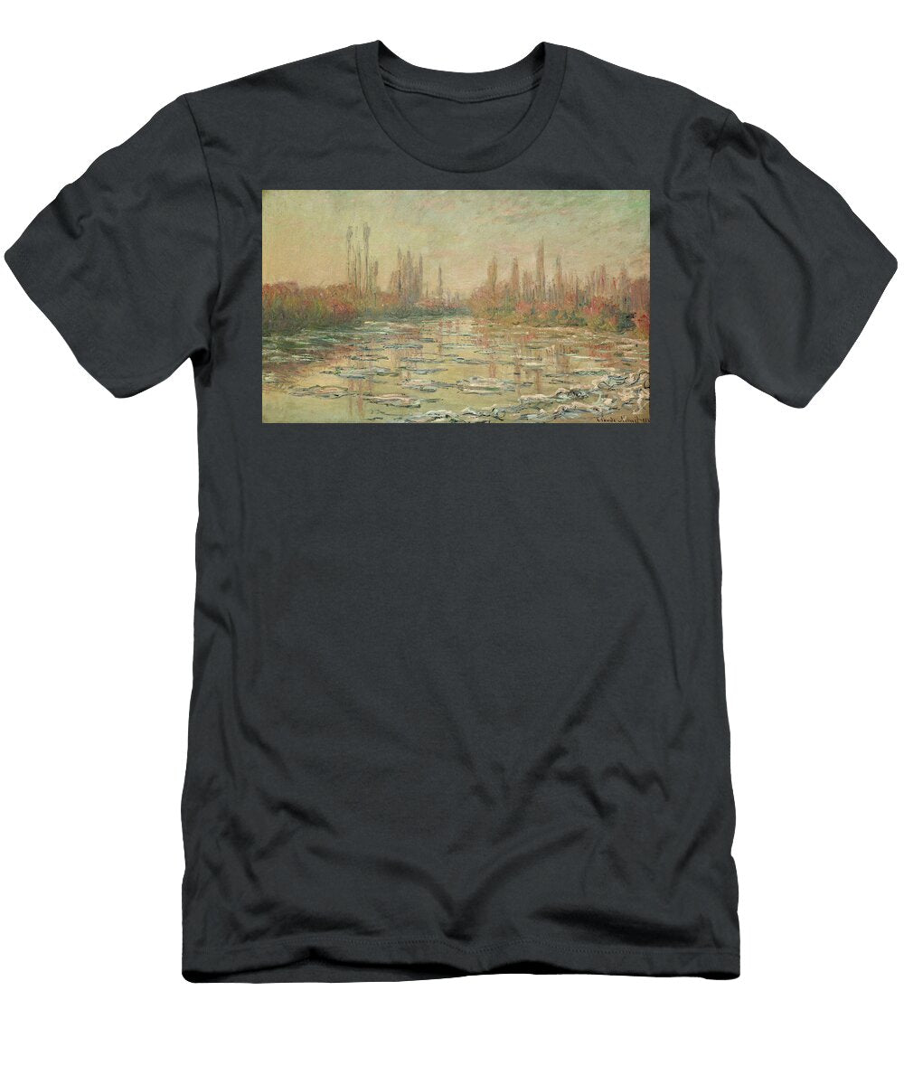 Floating Ice 1880 Claude Monet T-Shirt