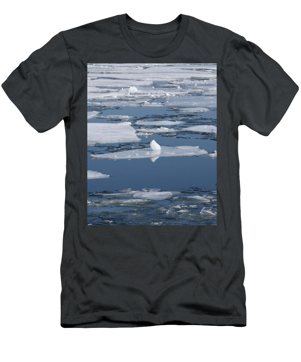 Floating Ice on Calm Waters David Photography T-Shirt