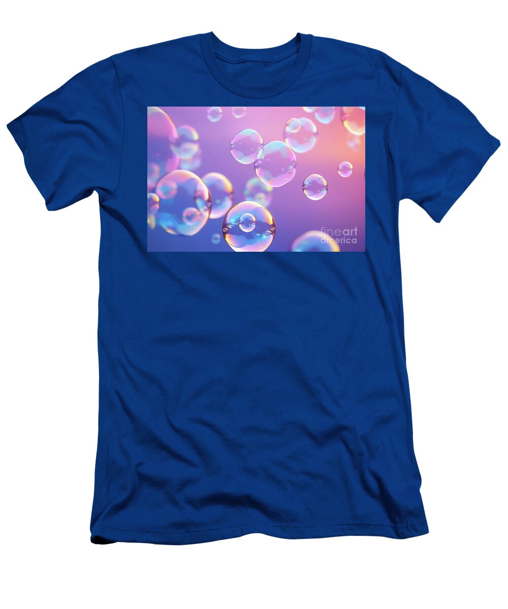 Floating Soap Bubbles in the Air Beautiful Things T-Shirt