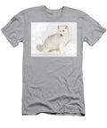 Fluffy Arctic White Fox Athena Mckinzie T-Shirt