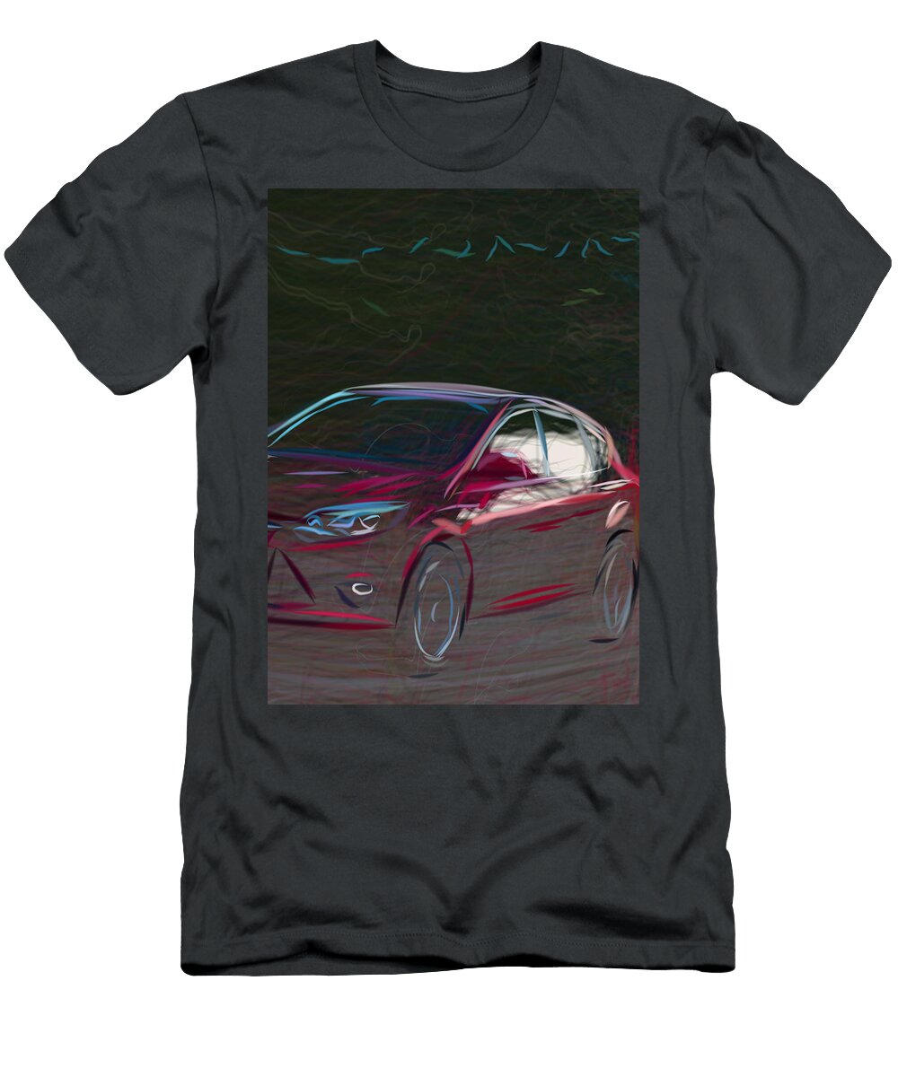 Focus Focus Hatchback Drawing Carstoon Concept T-Shirt