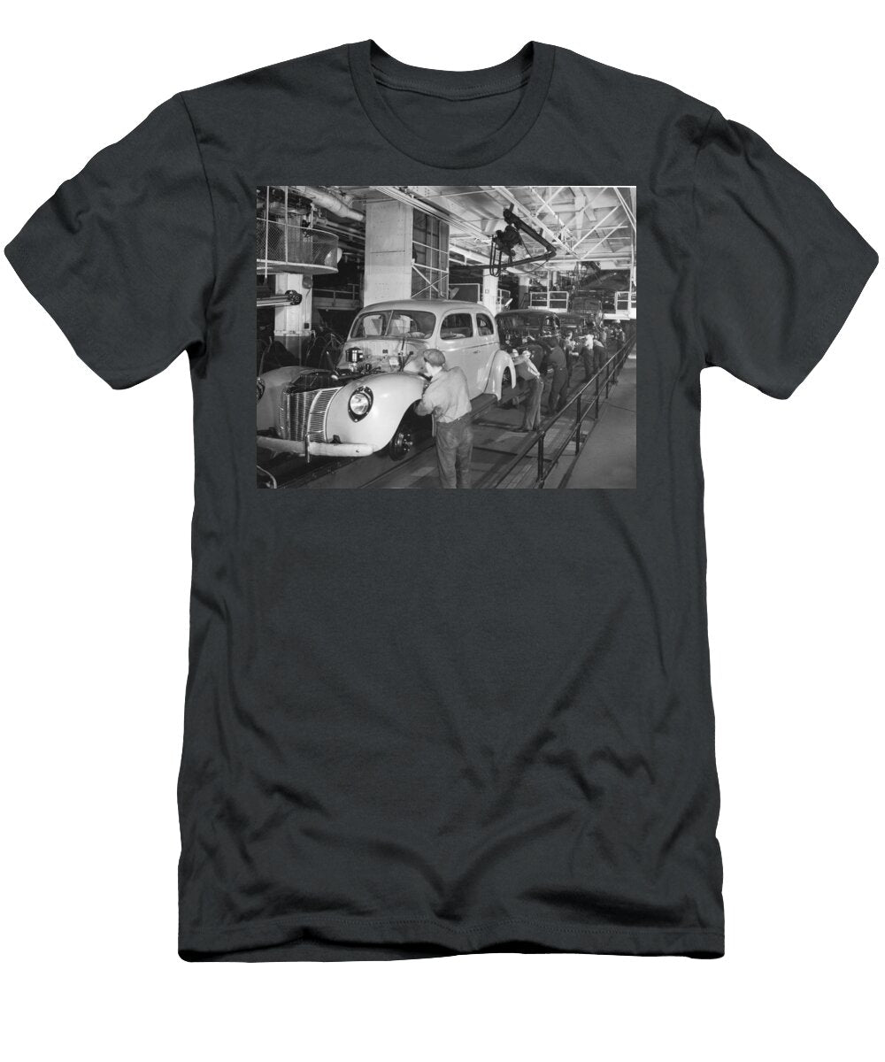 Ford Assembly Line Underwood Archives T-Shirt
