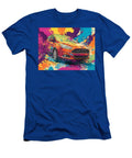 Ford C Max Hybrid 2013 Hatchback Abstract Art Colorful Car Vibrant Car Abstract Art Hollie Love T-Shirt
