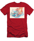 Ford C Max Hybrid 2013 Hatchback Abstract Car Fiery Vehicle Abstract Car in Flames Hollie Love T-Shirt