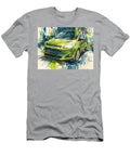 Ford C Max Hybrid 2013 Hatchback Colorful Art Abstract Car Vibrant Green Car Art Hollie Love T-Shirt
