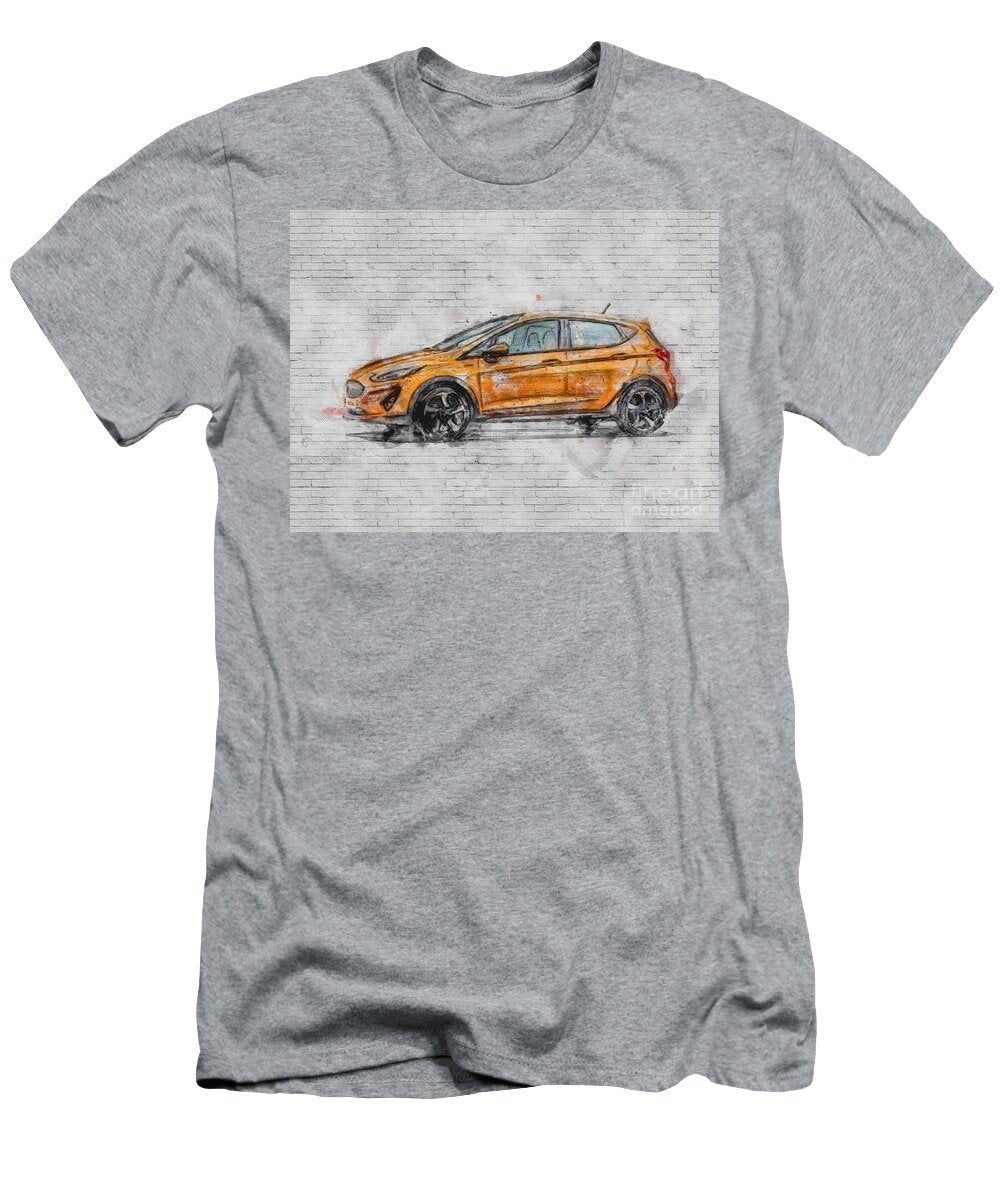 Ford Fiesta 2018 Hatchback New Gold American Cars Ashtyn Treutel T-Shirt