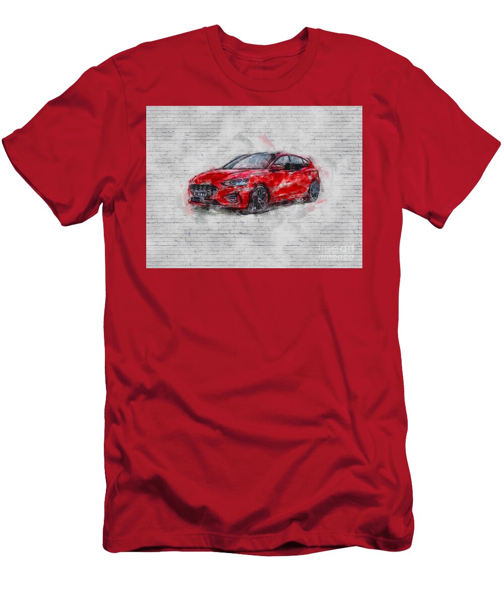 Ford Focus Hatchback 2019 Cars New Studio Ashtyn Treutel T-Shirt